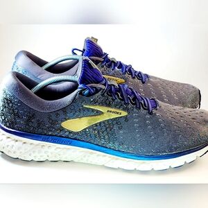 Brooks Glycerin 17 Mens Running Shoes Navy/Gold Sneakers US 13 1102961D048